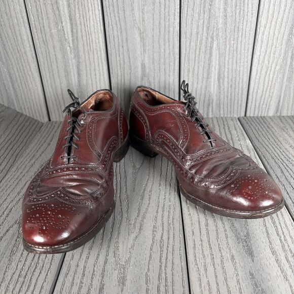 Allen Edmonds Mcallister Size 10C Burgundy Leather‎ Wingtip Oxford Dress Shoes ec4503069_single_feed351.jpg main image 4